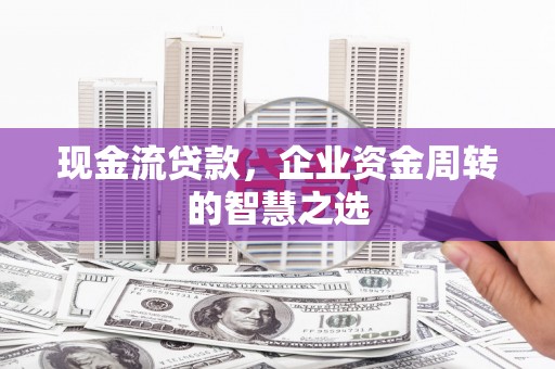 海勃湾现金流贷款，企业资金周转的智慧之选