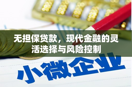 海勃湾无担保贷款，现代金融的灵活选择与风险控制