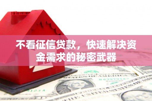 海勃湾不看征信贷款，快速解决资金需求的秘密武器