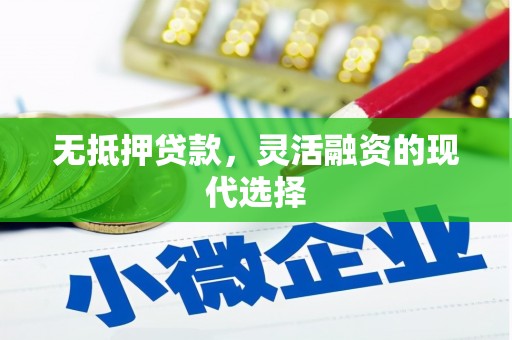海勃湾无抵押贷款，灵活融资的现代选择