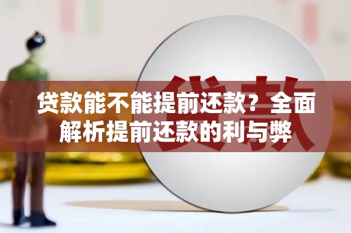 海勃湾贷款能不能提前还款？全面解析提前还款的利与弊