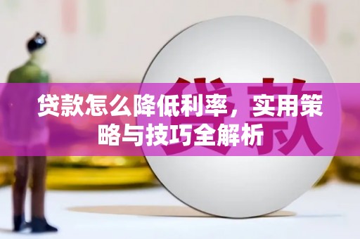 海勃湾贷款怎么降低利率，实用策略与技巧全解析